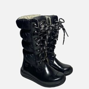Timberland Kids Shiny Black Boots